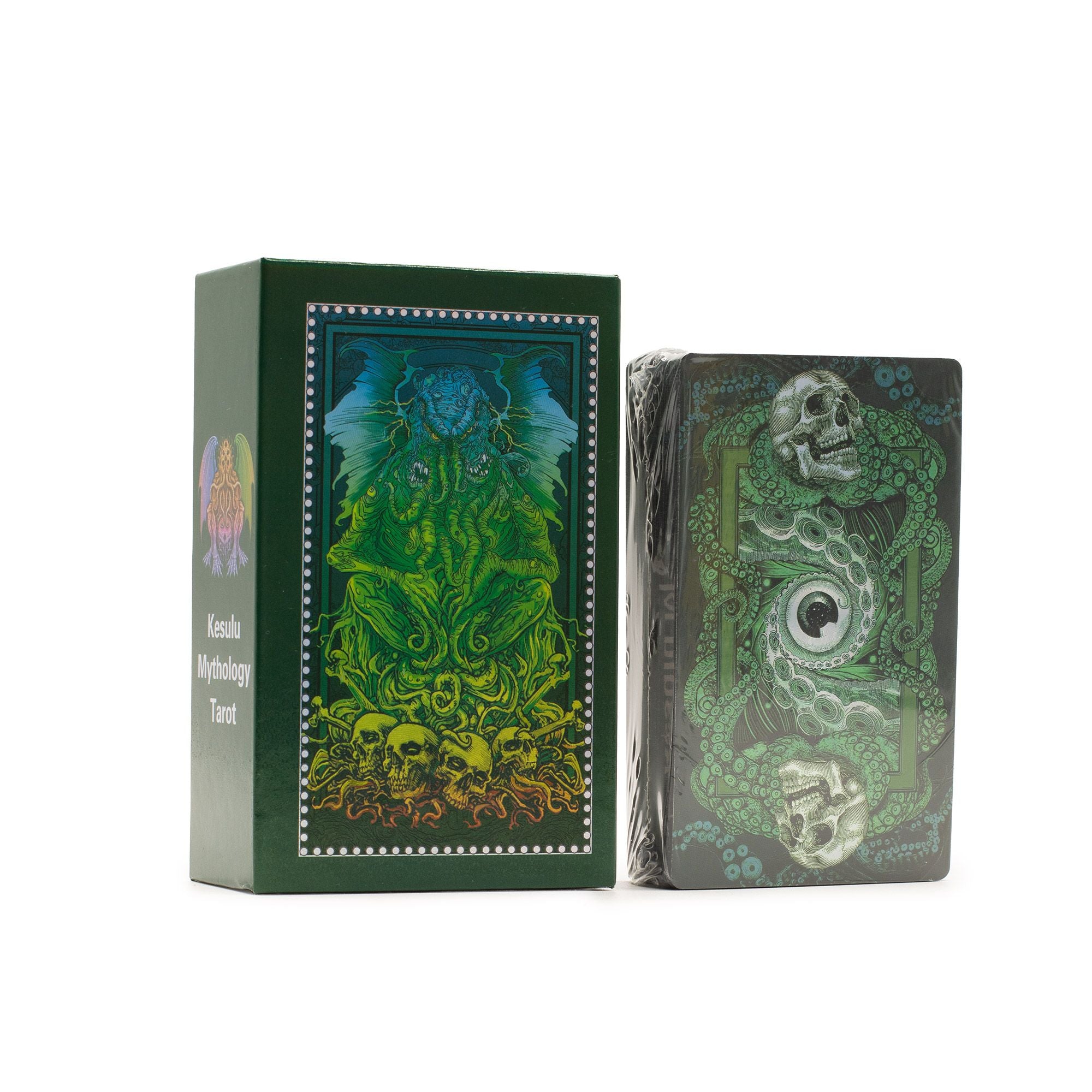 Kesulu Mythology Foil Tarot Card Set with Guidebook & Luxury Gift Box Tarot Cards