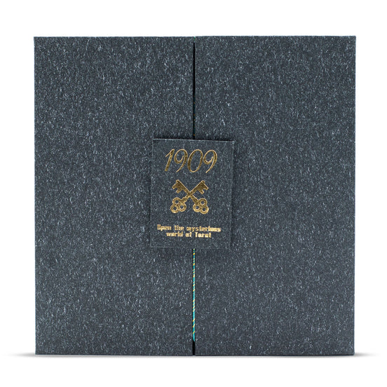 Gold & Turquoise Foil Tarot Card Set with Guidebook & Luxury Gift Box Tarot Cards & Reading Cloths