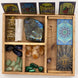 Tarot Box with Card Holder & 4 Sections – Wooden Deck and Crystal Storage Tarot Cards