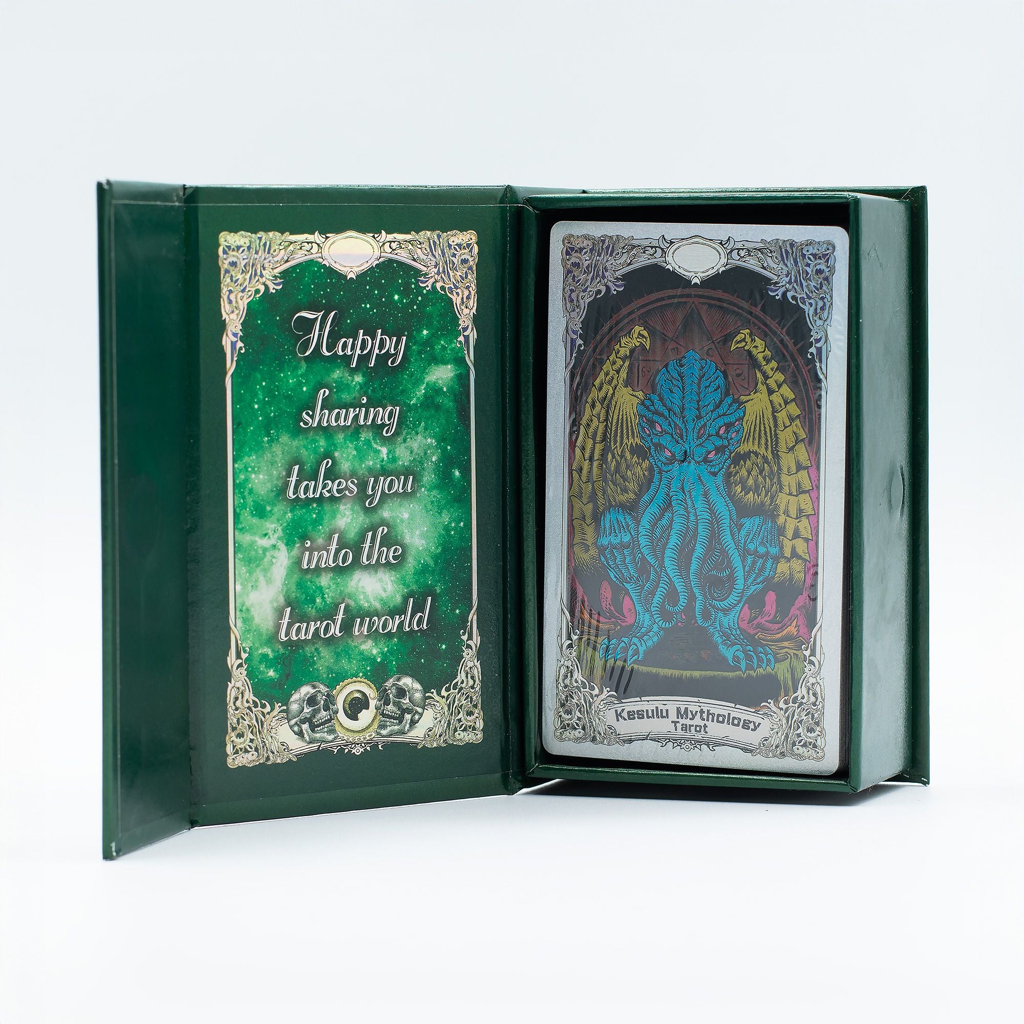Kesulu Mythology Foil Tarot Card Set with Guidebook & Luxury Gift Box Tarot Cards