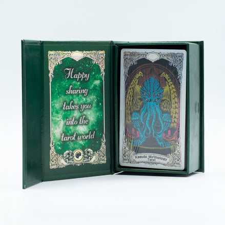 Kesulu Mythology Foil Tarot Card Set with Guidebook & Luxury Gift Box