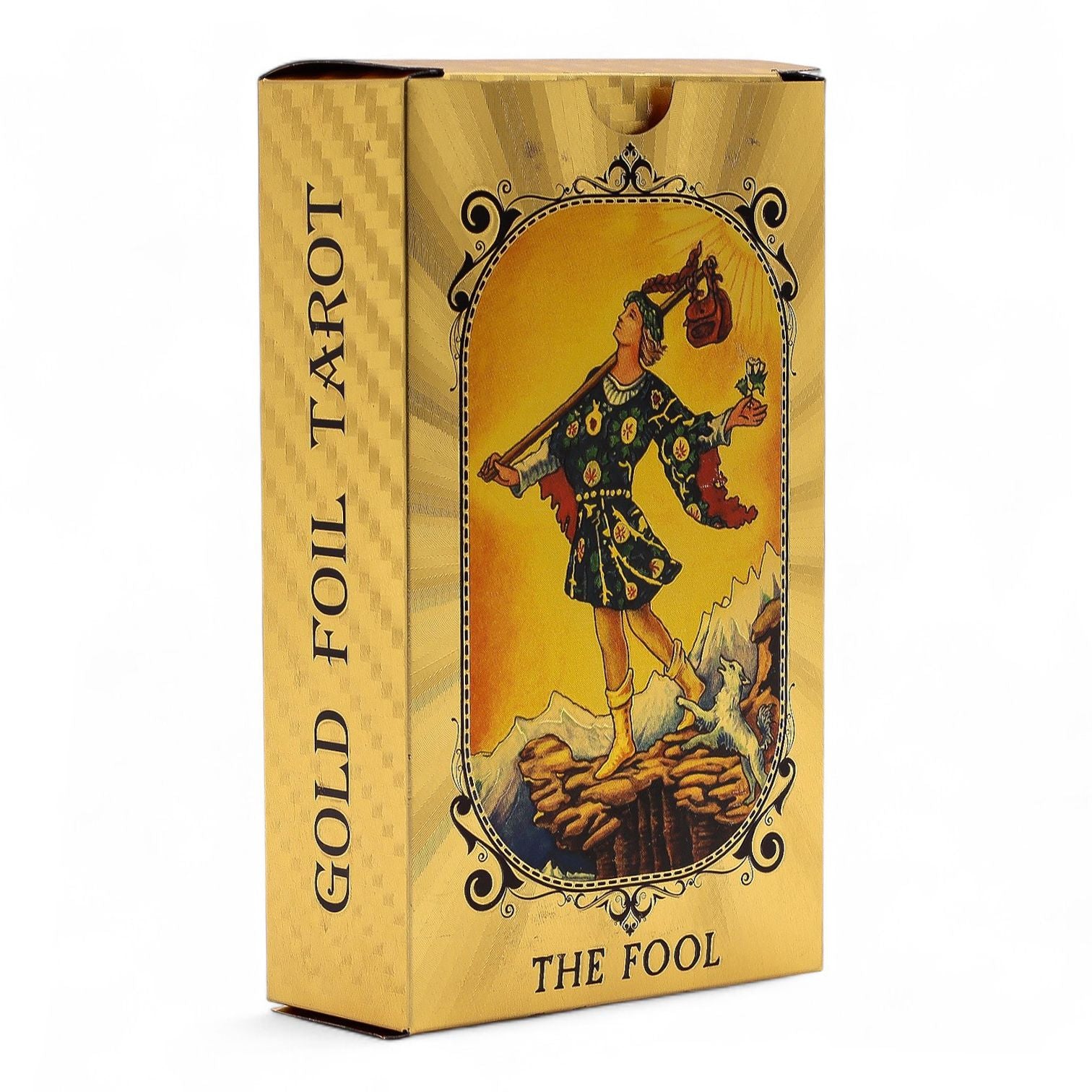 Blue & Gold Foil Tarot Card Set – All Seeing Eye Deck Tarot Cards