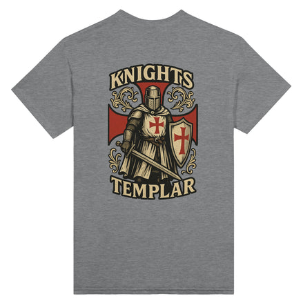 Defender of the Faith T-Shirt – Knights Templar Edition Sport Grey Print Material