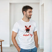 Rebel Pig T-shirt Print Material