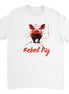 Rebel Pig T-Shirt | Bold Graphic Animal Design T-Shirt
