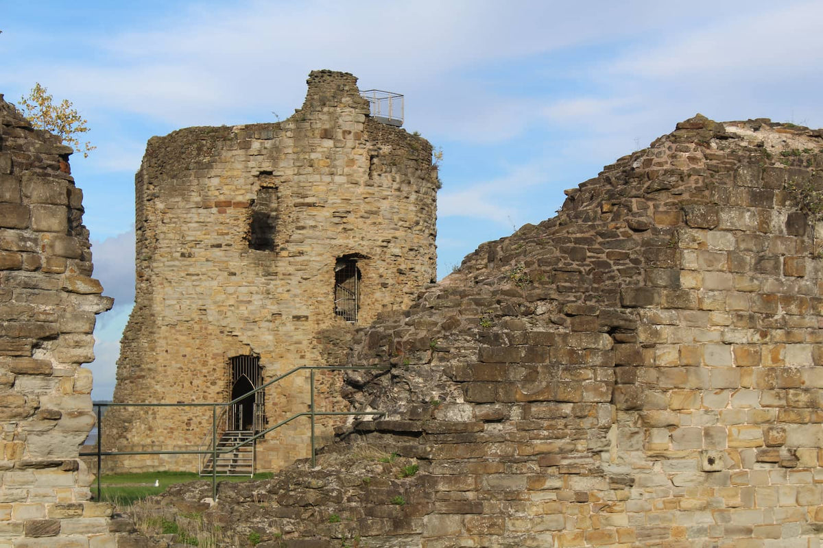 The ruined north-east tower of Flint Castle, October 2026