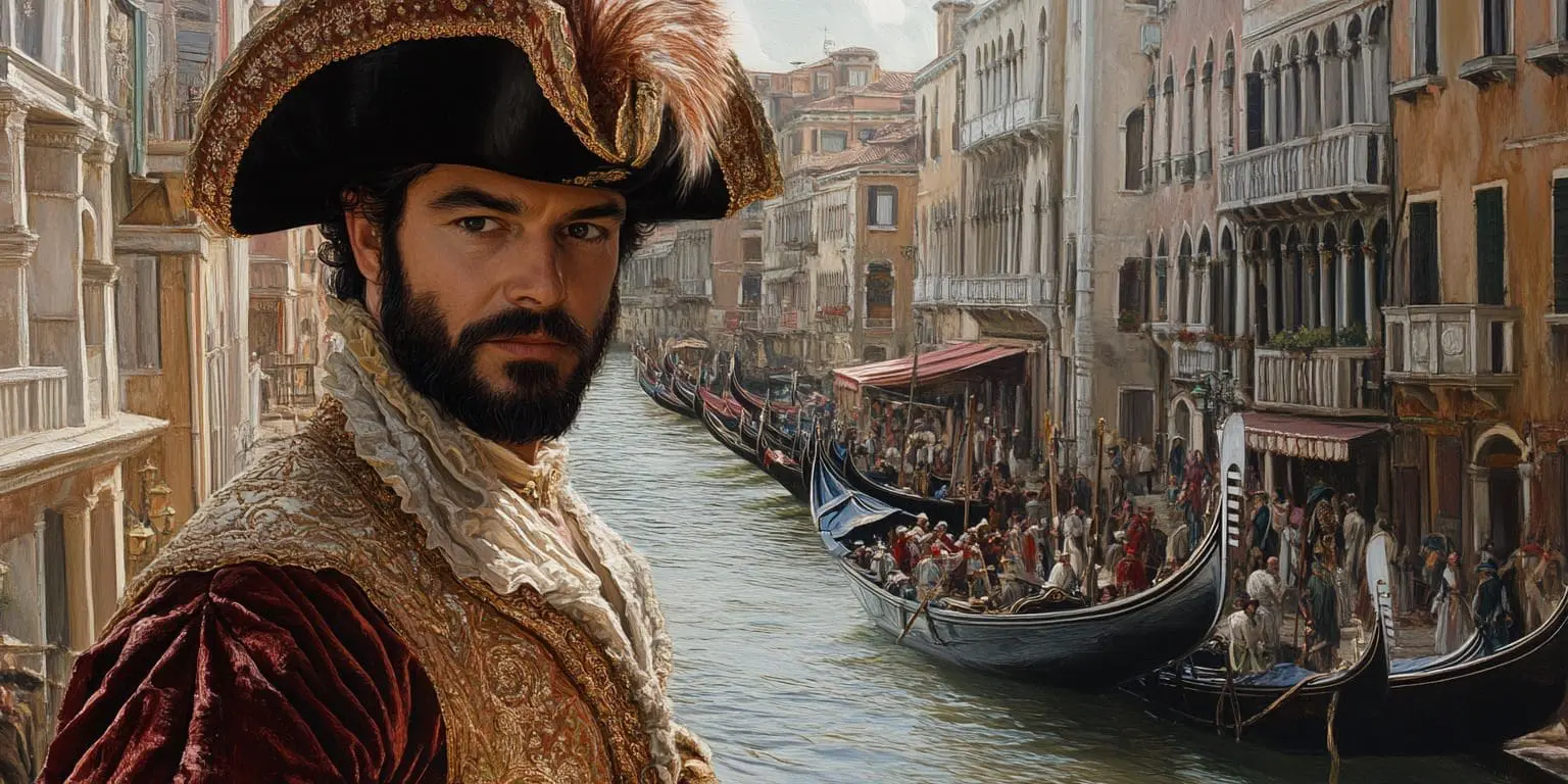 A venetian merchant in Venice