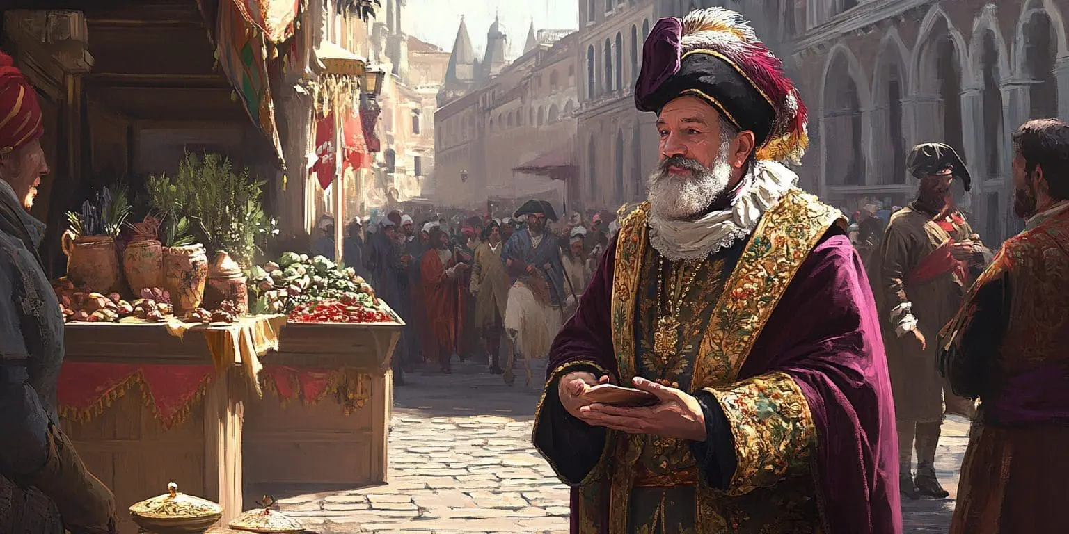 A merchant trading