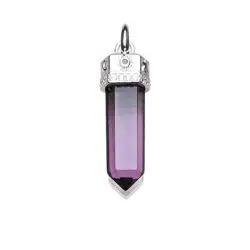 Cosmic Talisman Pendant – Hexagon Imitation Amethyst
