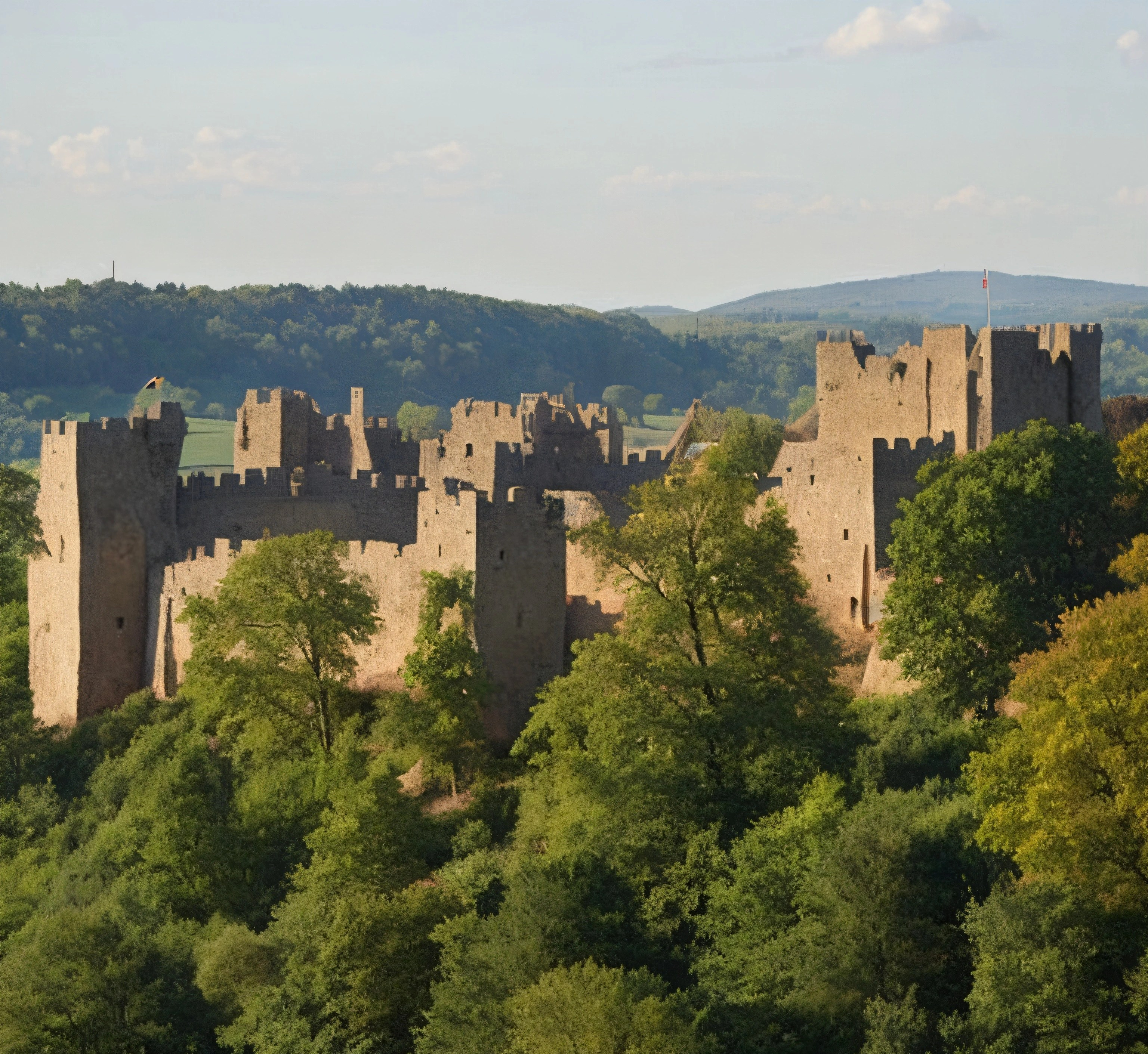 Ludlow Castle a Welsh f =rontier stronghold