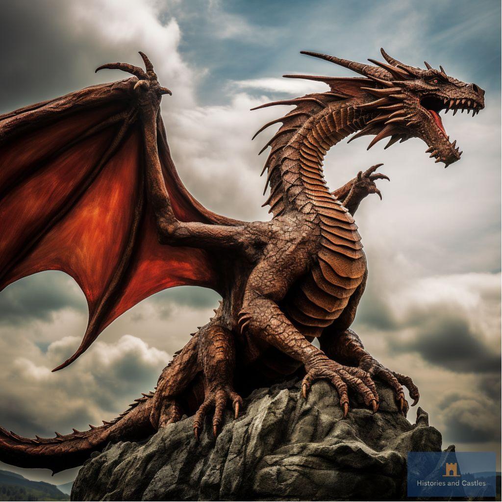 Welsh dragon Histories and castles