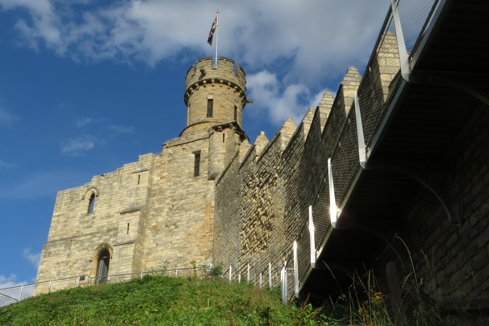 Lincoln Castle in England