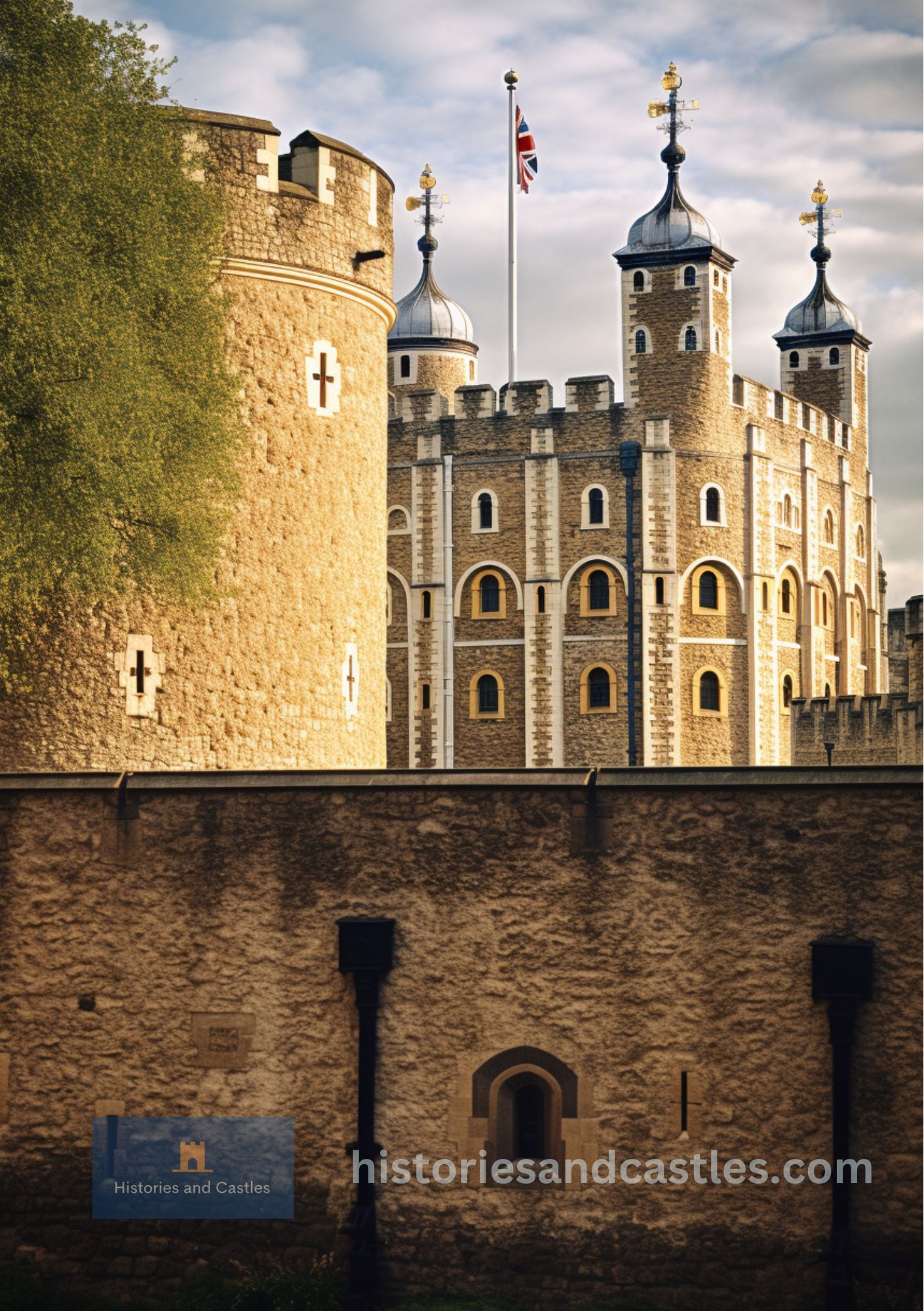 Tower of London in England