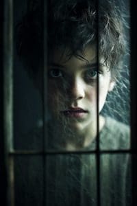 image of a ghostly boy in the window
