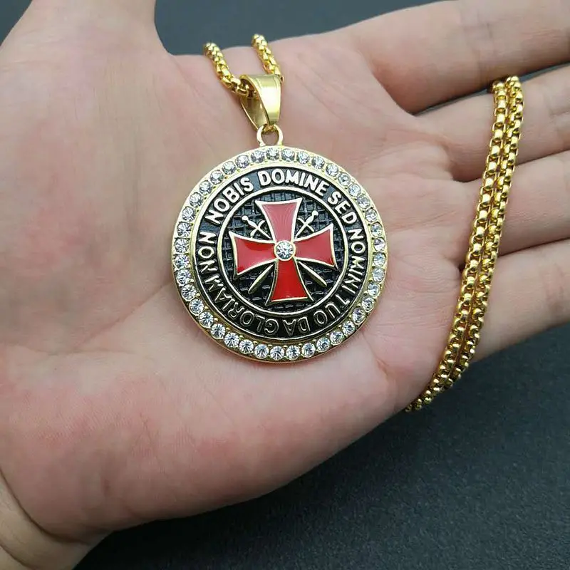Crusader Maltese Cross Necklace