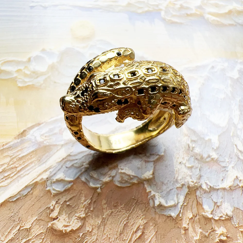 Vintage Crocodile Ring