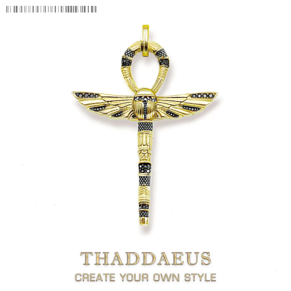 Pendant Cross of Life Ankh with Scarab