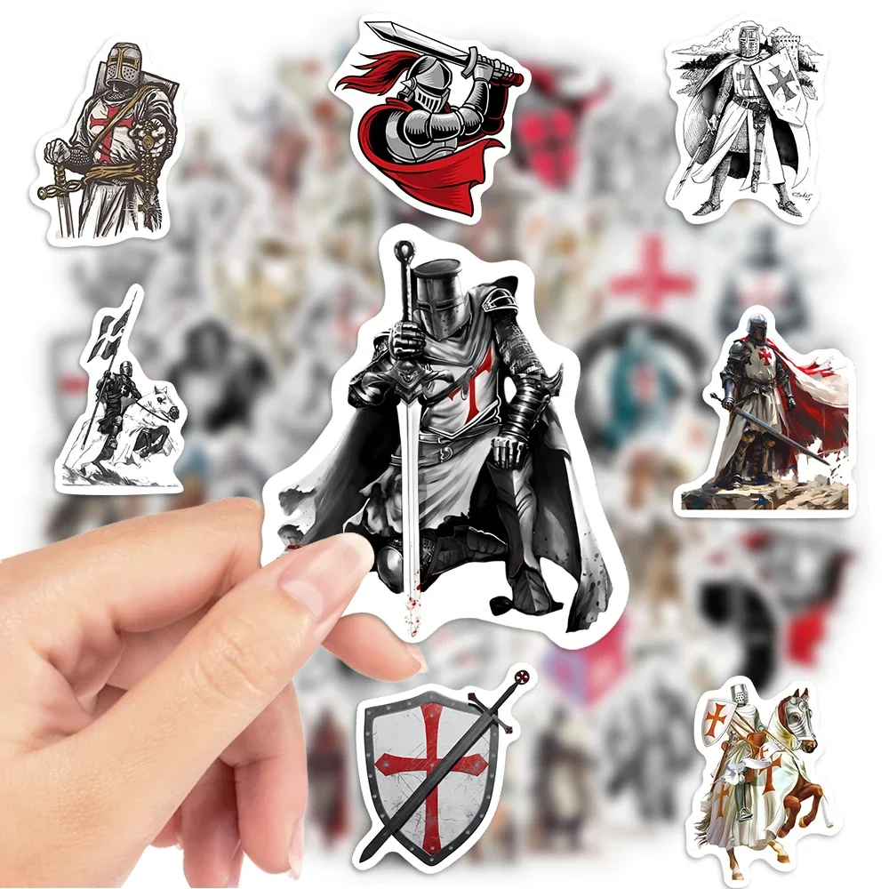 Templar Knight Crusader Stickers - Image 2
