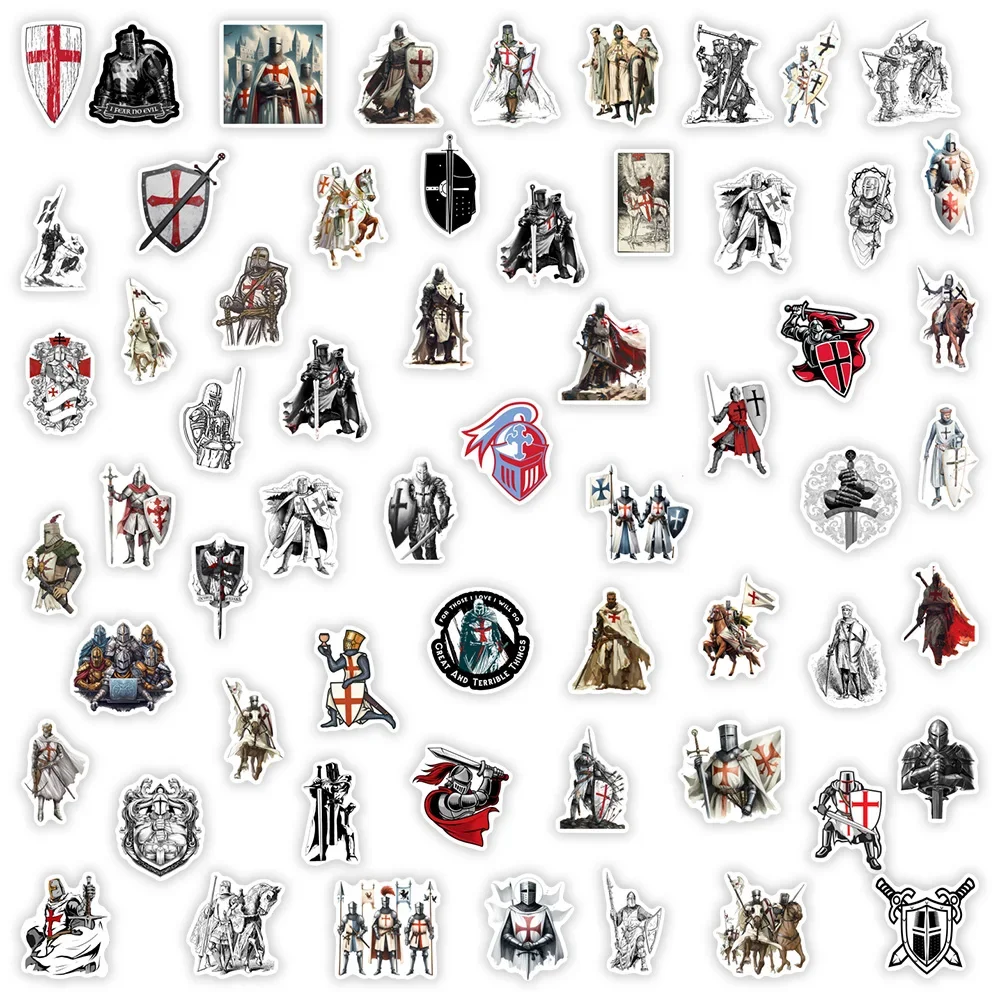 Templar Knight Crusader Stickers - Image 6