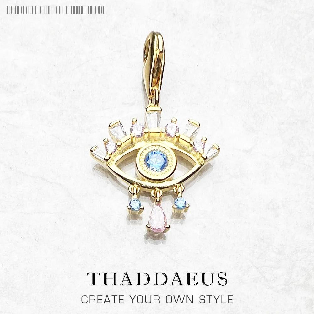 Blue Nazar Eye Gold Plated Pendant
