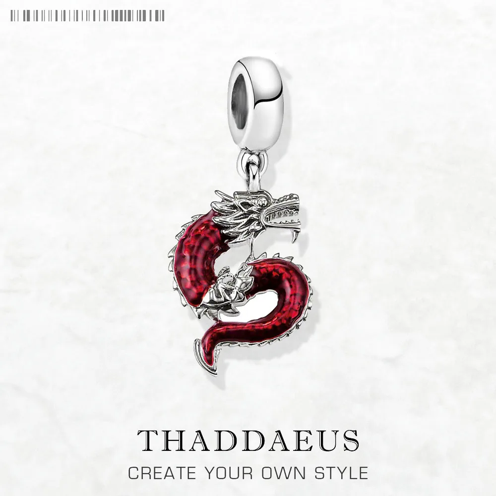 Red Dragon Charm Necklace – Protection and Strength