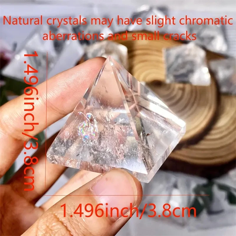 Stunning Clear Quartz Pyramid – Crystal Energy Generator - Image 4