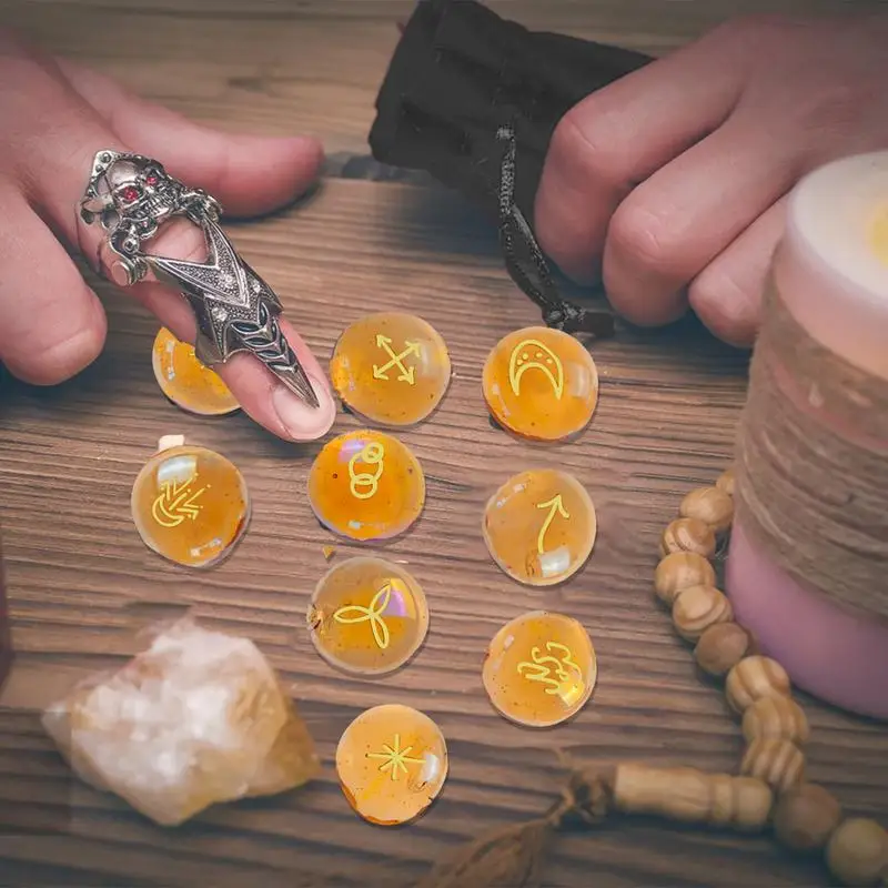 Witch Runes Set – Divination Stones for Luck and Protection - Image 3