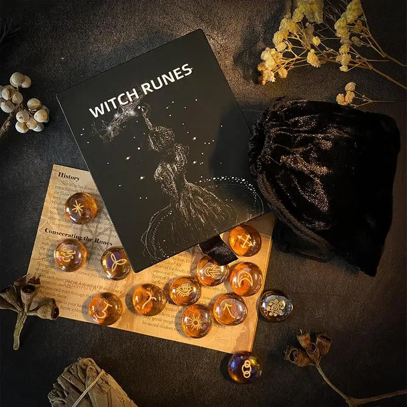 Witch Runes Set – Divination Stones for Luck and Protection - Image 2