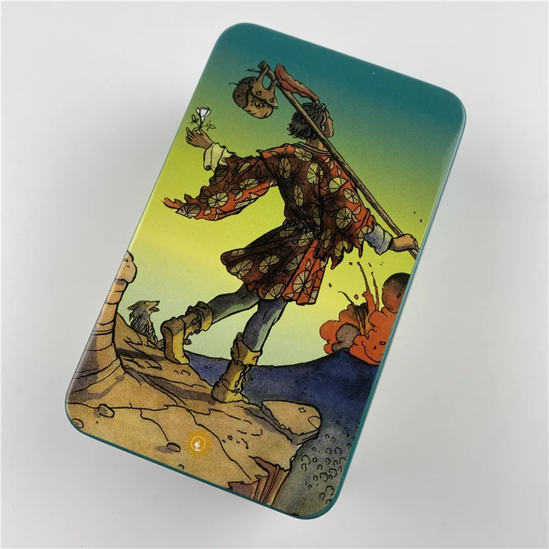 Metal Box Gilded Tarot Deck – Classic Rider–Waite–Smith Cards - Image 6