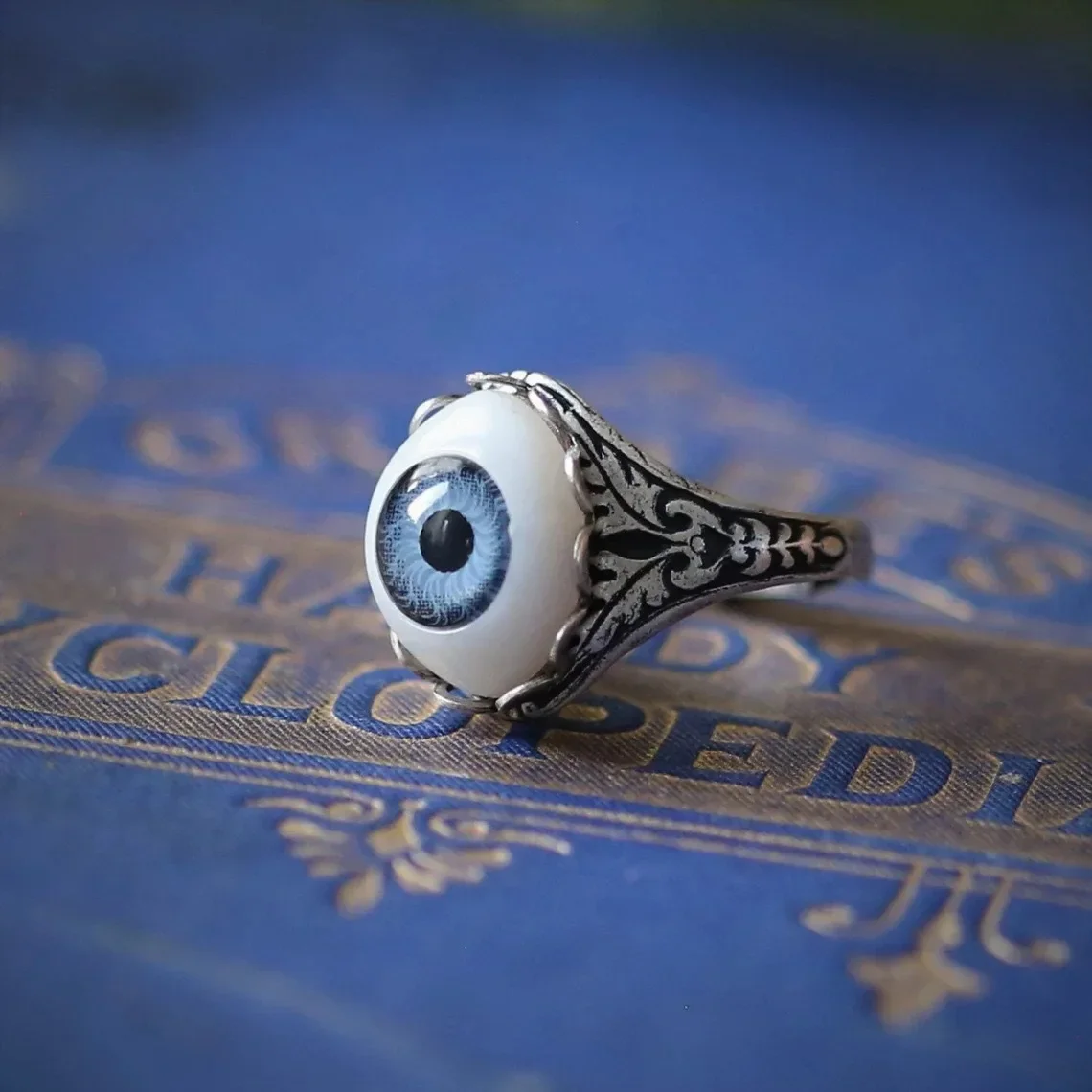 Sentinel’s Gaze Ring – All Seeing Eye Gothic Jewellery