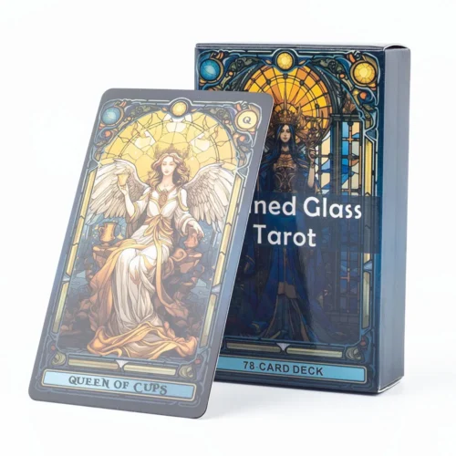 Stained Glass Tarot – 78 Card Fortune Telling Deck