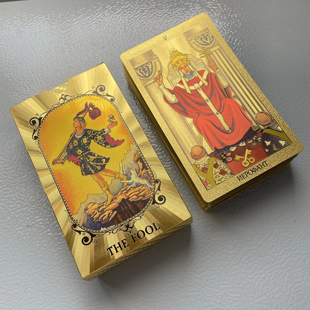 Russian Golden Tarot – 78 Card Fortune Telling Deck