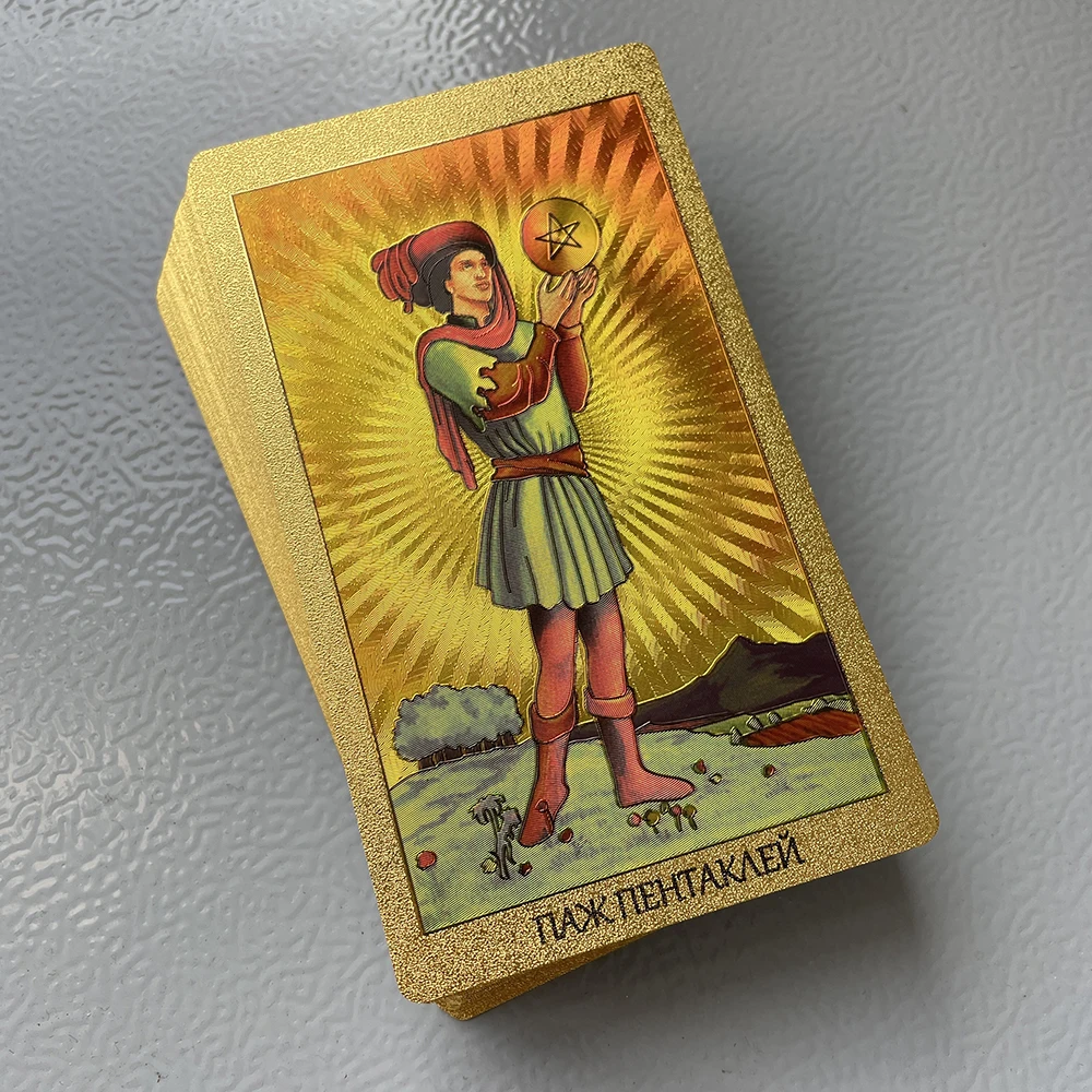 Russian Golden Tarot – 78 Card Fortune Telling Deck - Image 4