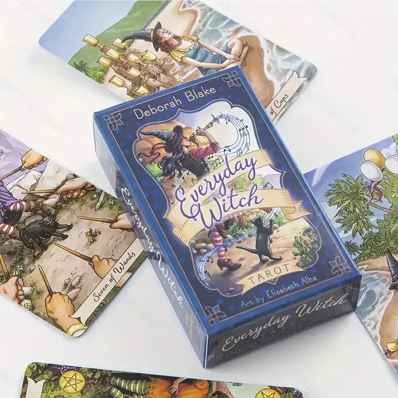 Everyday Witch Tarot – 78 Card Deck with Guidebook